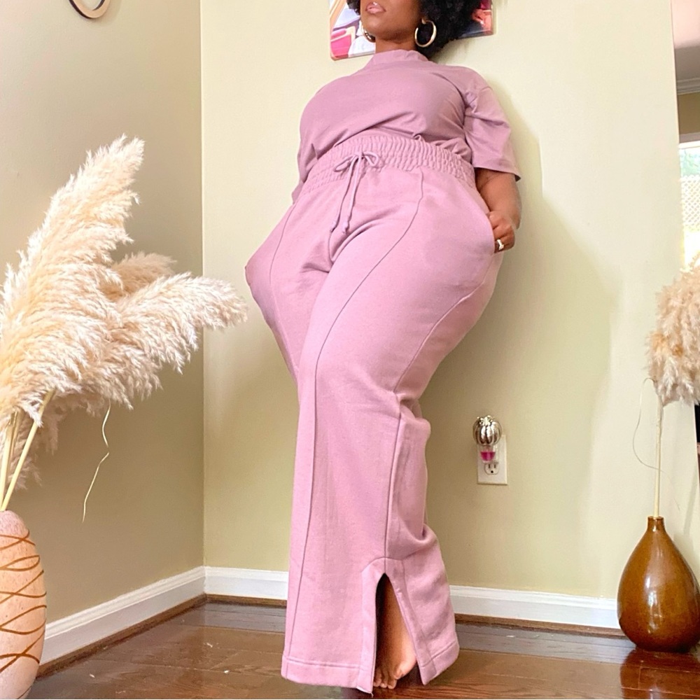 Wide leg Jogger Set